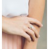 Bague adaptable médaille miraculeuse en argent 925