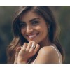Bague jonc plat étoile creusée en argent 925