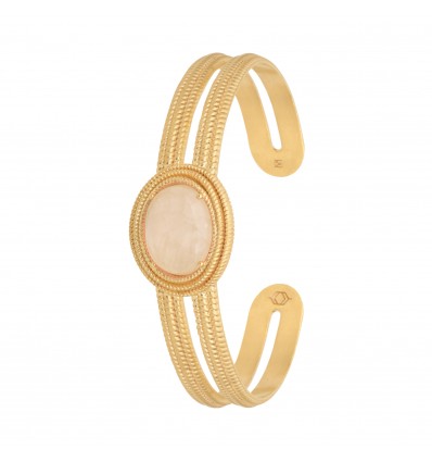 Manchette DEMETER Quartz Rose 