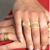 Bague OPALE Agate Verte