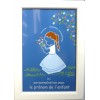 Cadre saint patron fille 8 brune