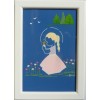 Cadre saint patron fille 8 blonde