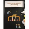 Crèche magnet 13 éléments made in France - Design Godsavetheking
