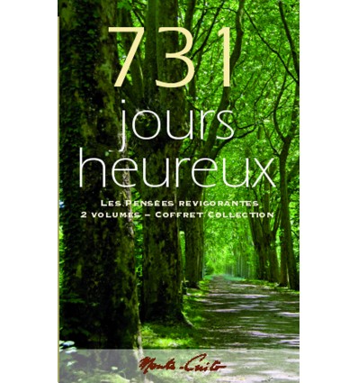 731 jours heureux - Coffret 2 vol. Pensées Revigorantes