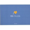 Carte simple soft touch "J'aime mon filleul"