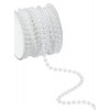Galon perles blanches