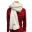 Chèche blanc immaculé