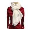 Chèche blanc immaculé - Made in France - Le Chic Français