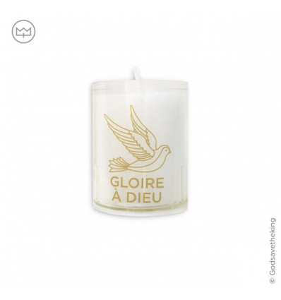 Bougie Gloire à Dieu 
