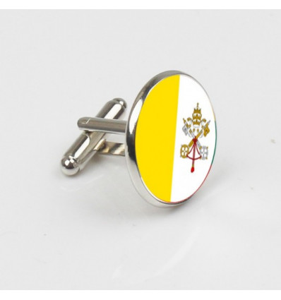 Boutons de manchette  : drapeau du Vatican