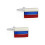 Boutons de manchette  : drapeau de la Russie