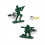 Boutons de manchette petit soldat