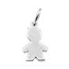 Charm silhouette garçon argent 925 