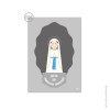 carte Notre-Dame de Lourdes recto
