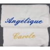 Drap de bain  luxe Prénom
