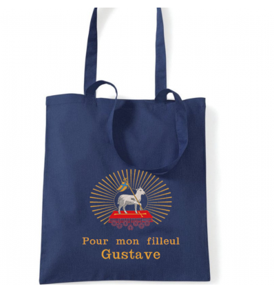 Sac de messe doublé Agneau de Dieu