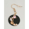 Boucles d'oreilles Zircon coloris au choix