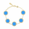 Bracelet VALENTINE Email rouge, vert ou noir