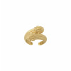 Bague Olympia Quartz rose, Agate verte, Cornaline, Plaqué or