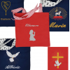 Sac de messe brodé personnalisé