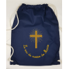 Sac de messe ou de kt brodé personnalisé