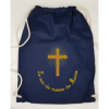 Sac de messe ou de kt brodé personnalisé