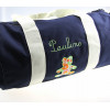 Sac polochon brodé pour fillette avec imprimé imperméable