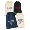 Sac de linge sale brodé thème Marin