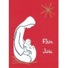 Cartes de voeux sérigraphiée - Abbaye Argentant (double)