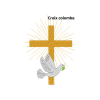 Echarpe de baptême brodée
