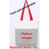 Sac rayé pour maîtresse