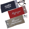 Etui à lunettes brodés pour les maîtres et maîtresses