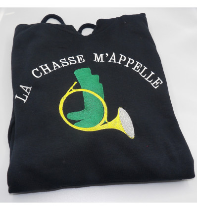 Sweat chasse - bottes et trompe