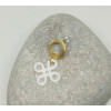 Boucles d'oreilles croix en nacre