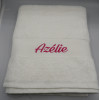 Serviette de toilette personnalisable