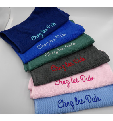 Serviette invité personnalisable