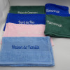 Drap de douche personnalisé