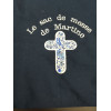 Sac de messe brodé doublé personnalisé  (grand modèle)
