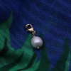 Mousqueton Perle de Culture - Plaqué Or