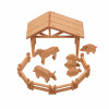 Ferme et animaux bois design DIY creative education campagne jouetbois manufactureenfamille madeinfrance