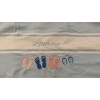 Fouta brodée tong personnalisée avec un prénom