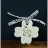 médaillon croix ange