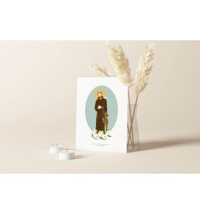 Carte Saint François d'Assise