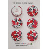 Coffret de magnets liberty 9009 witshire rouge