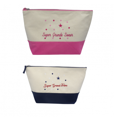 trousse de toilette - modèle sœur ou frère