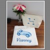 Kit naissance Trousse + lange personnalisés Petit garçon