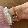 Au fil de velours – Bracelet Étoile personnalisée