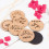 Lot de 10 petits magnets liège merci