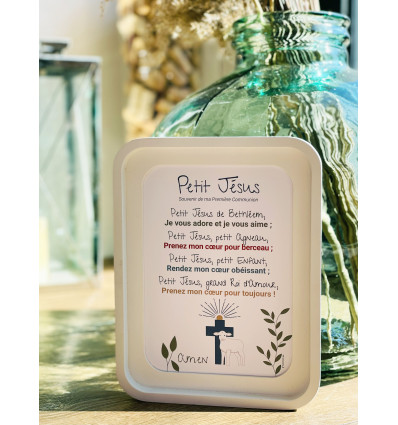 Affiche-prière Petit Jésus (cadre non inclus)