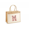 Sac en toile de jute brodé